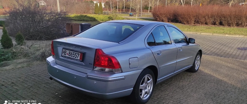 Volvo S60 cena 19999 przebieg: 237500, rok produkcji 2008 z Swarzędz małe 436